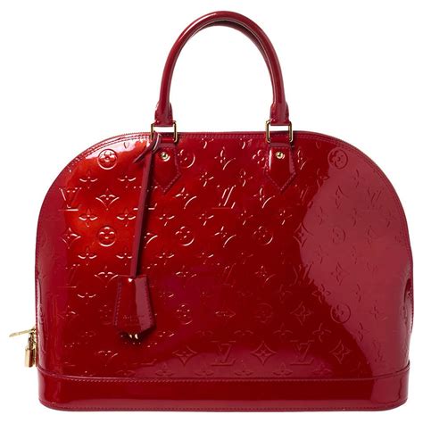 lv alma bag red|louis vuitton alma bag price.